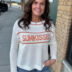 Sunkissed Open Knit Pullover Top - Sweater COZY CO.