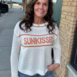 Sunkissed Open Knit Pullover Top - Sweater COZY CO.
