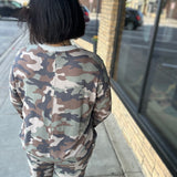 Brushed Camo Pullover