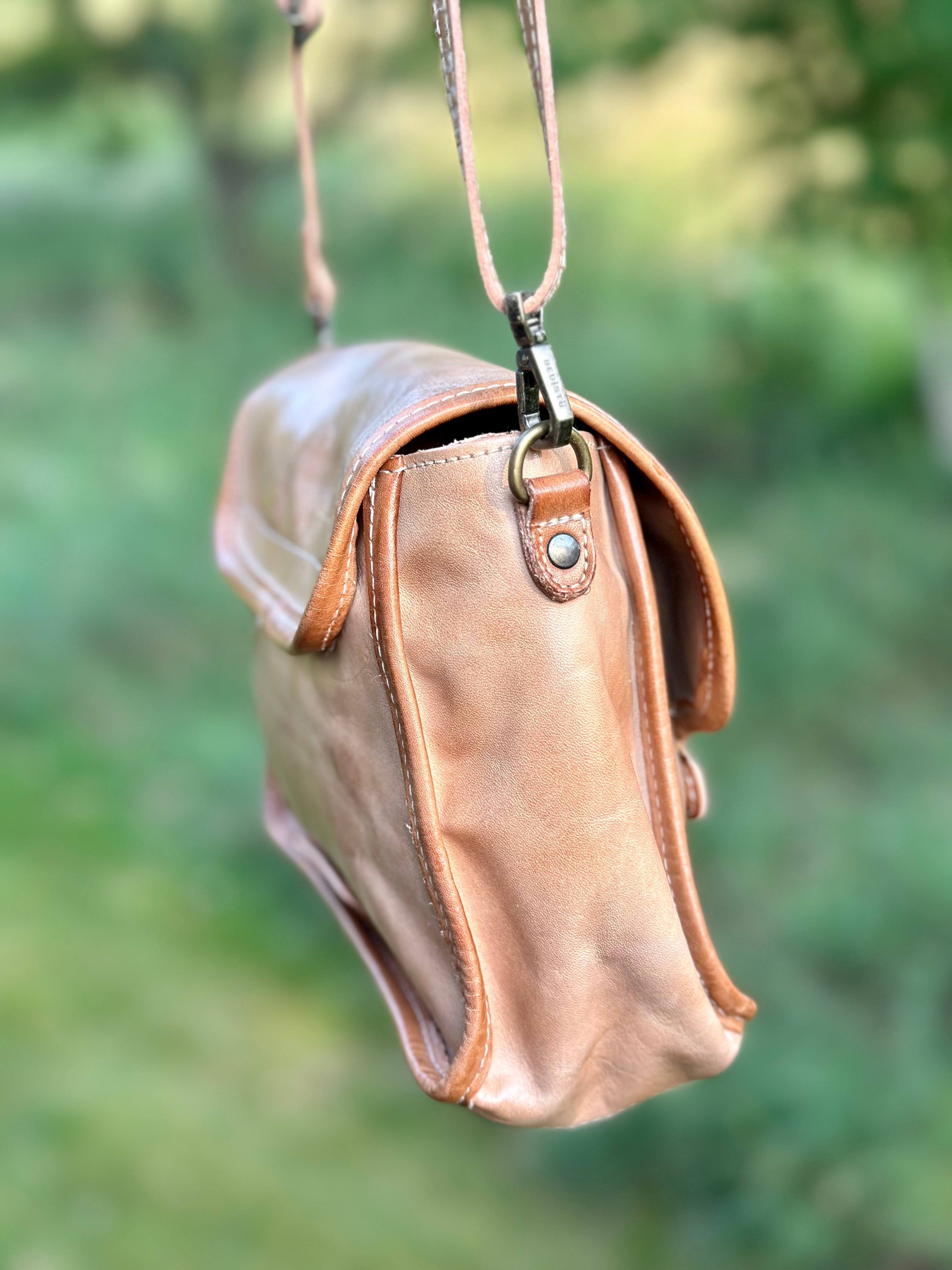 Ceremonious Oats Tan Rustic Bed Stu Bag Bags- Purses BED STU