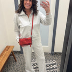 Heather Grey Plush Sweatpants Bottoms - Pants FLAG AND ANTHEM