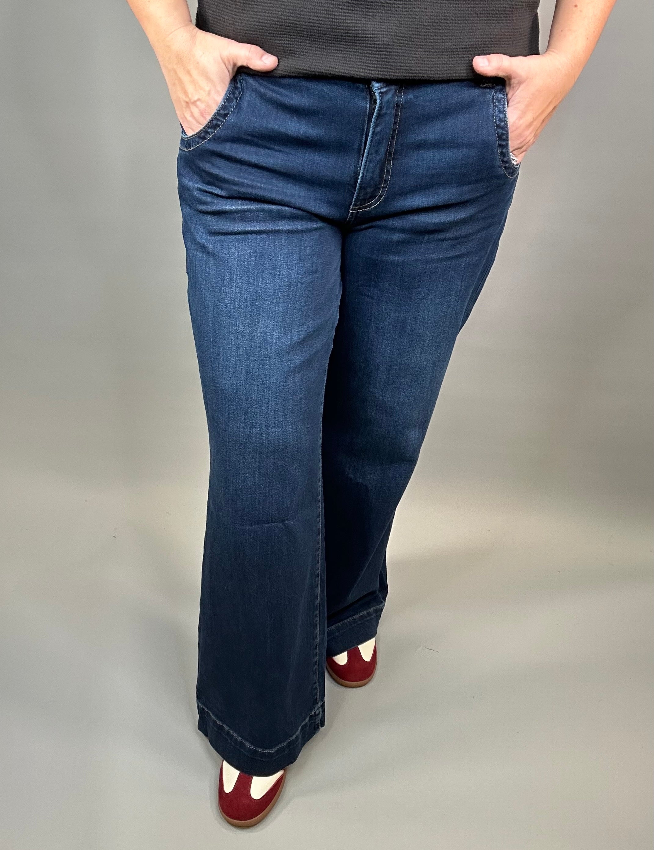 Unequalled Long Meg Jeans Bottoms - Pants KUT FROM THE KLOTH