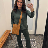 Spruce Green Comfort Zone Crew