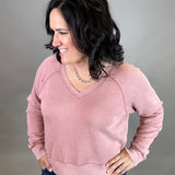 Ash Rose Zane Sweatshirt Top - Sweatshirt THREAD & SUPPLY