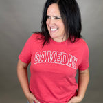 Red Game Day Tee Top - Tee MUGSBY