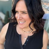 Black Denning Henley Tank