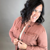 Rustic Brown Jackie Jacket Outerwear- Jackets THREAD & SUPPLY