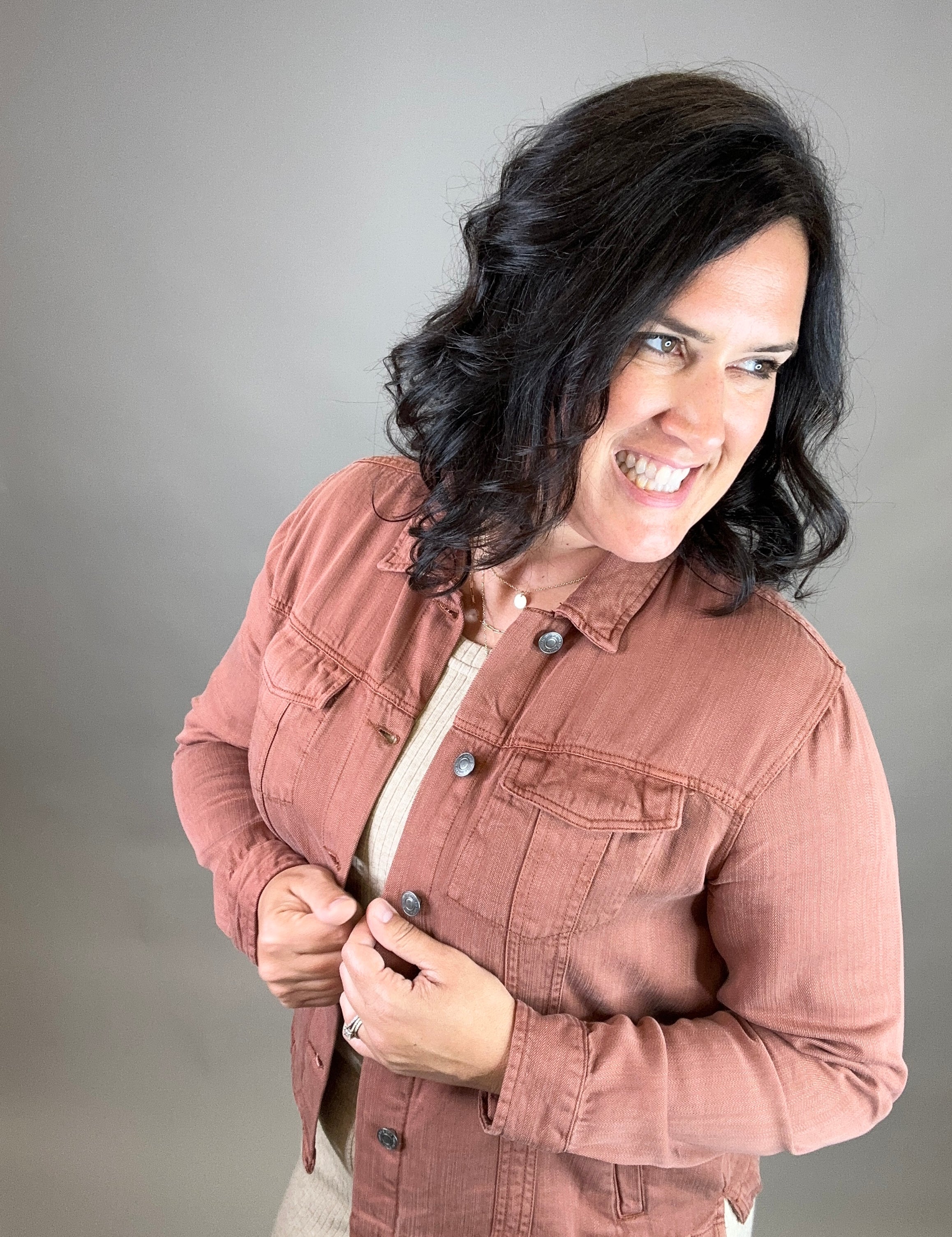 Rustic Brown Jackie Jacket Outerwear- Jackets THREAD & SUPPLY