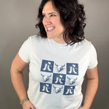 Checkered Boot Tee Top - Tee FLAG AND ANTHEM