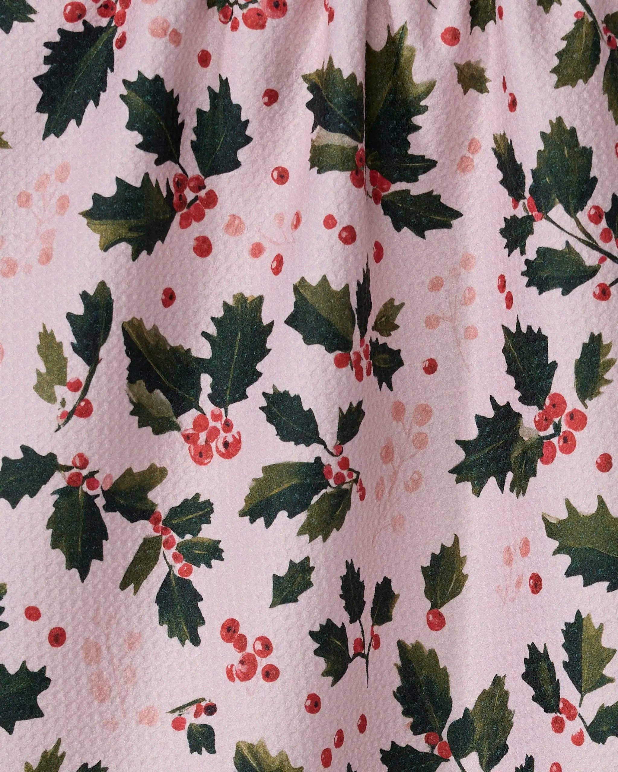 Blushberry Tea Towel Geometry