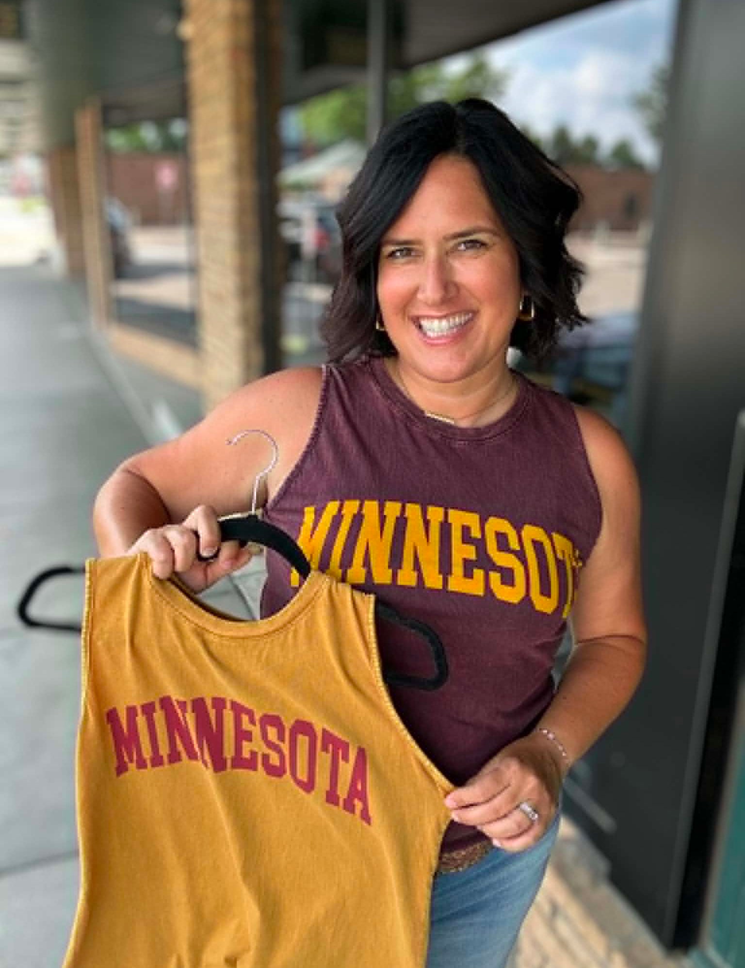 Minnesota Mineral Maroon Tank Tops- Tanks HRT and LUV