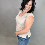 Tan Misty Top Tops- Blouses THREAD & SUPPLY