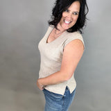 Tan Misty Top Tops- Blouses THREAD & SUPPLY