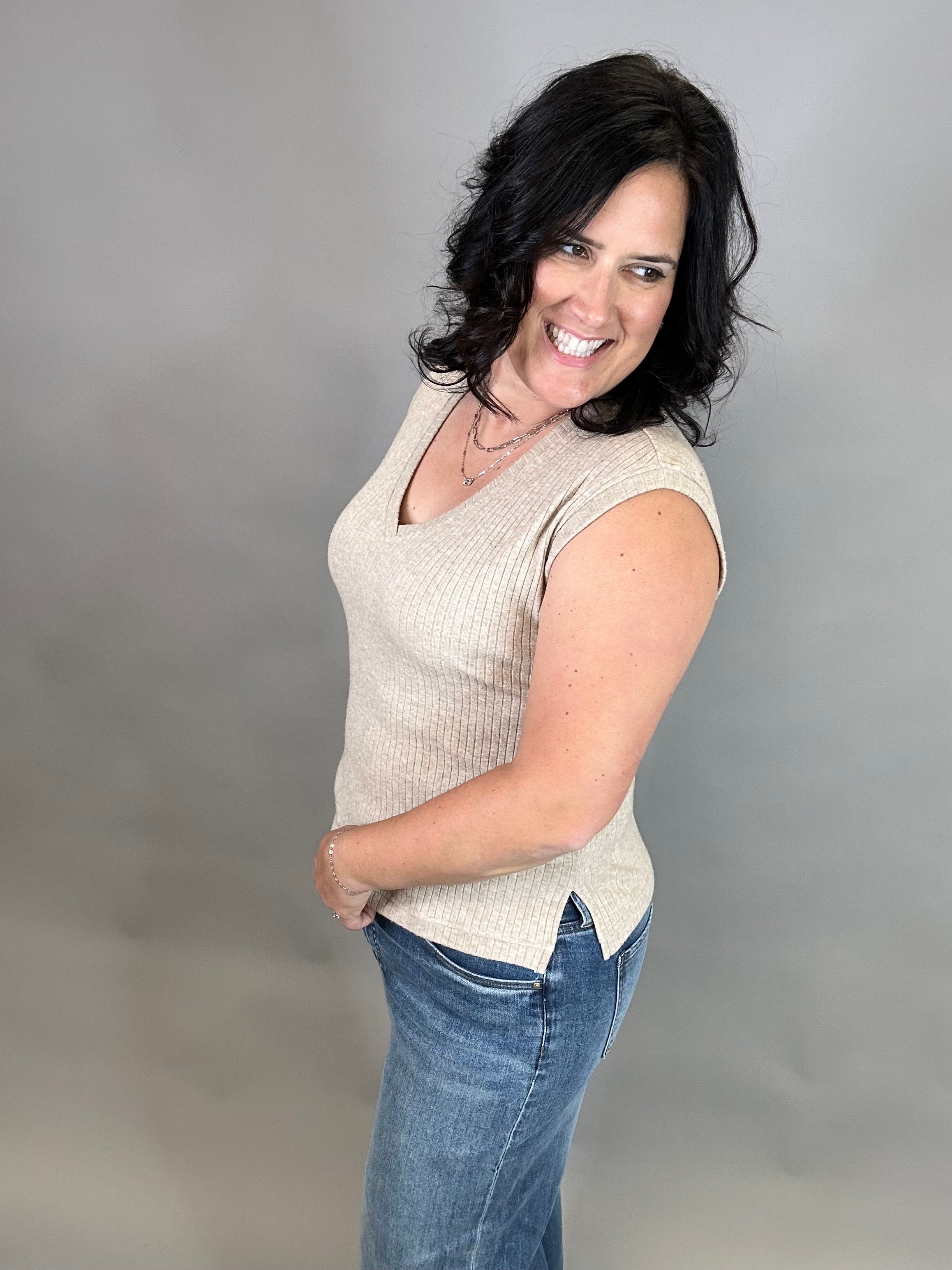 Tan Misty Top Tops- Blouses THREAD & SUPPLY