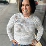Eunice Space Dye Raglan Sweater