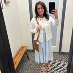 Blue & White Stripe Tank Dress Dresses STACCATO