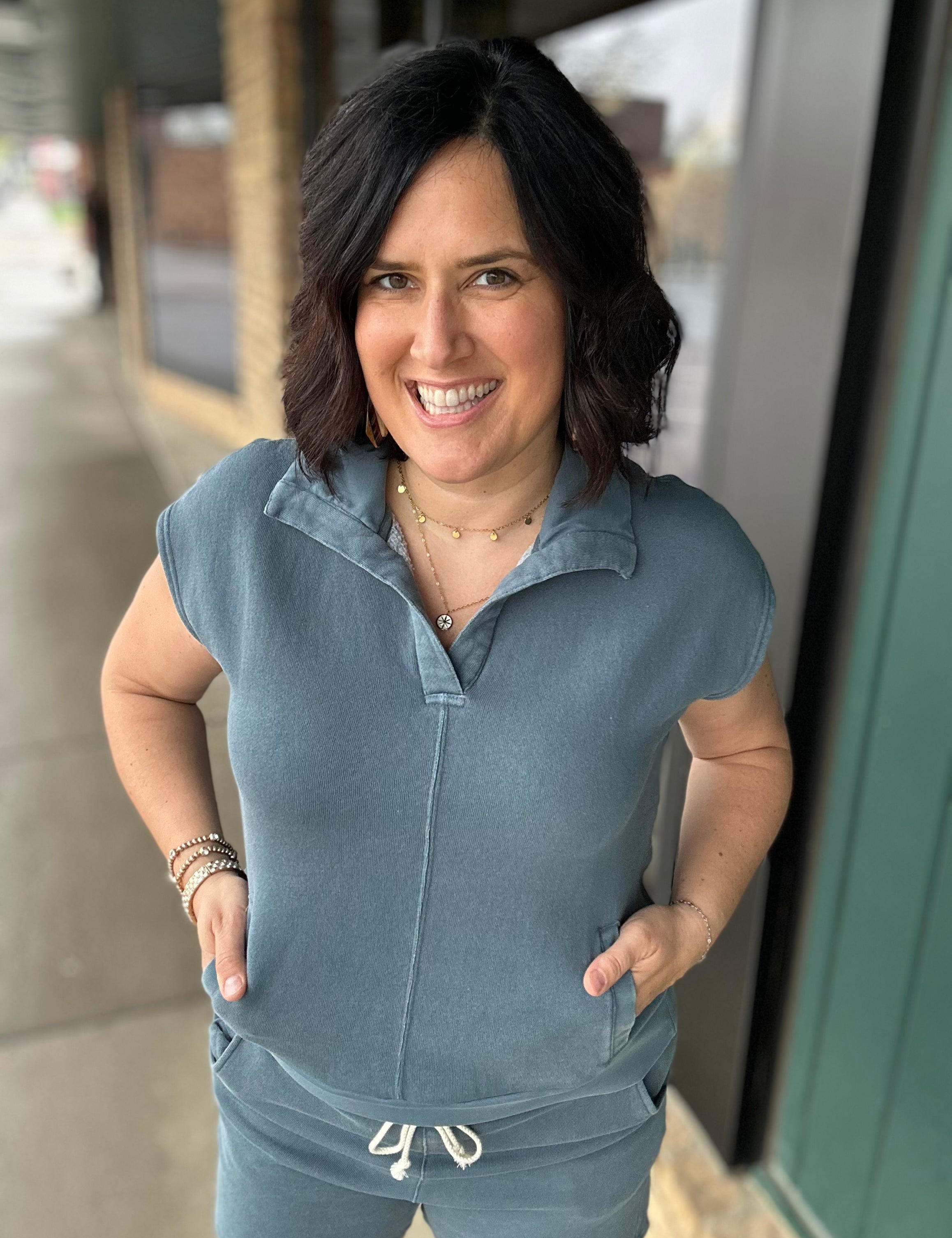 Blue Mirage Olson Top Top - Sweatshirt THREAD & SUPPLY