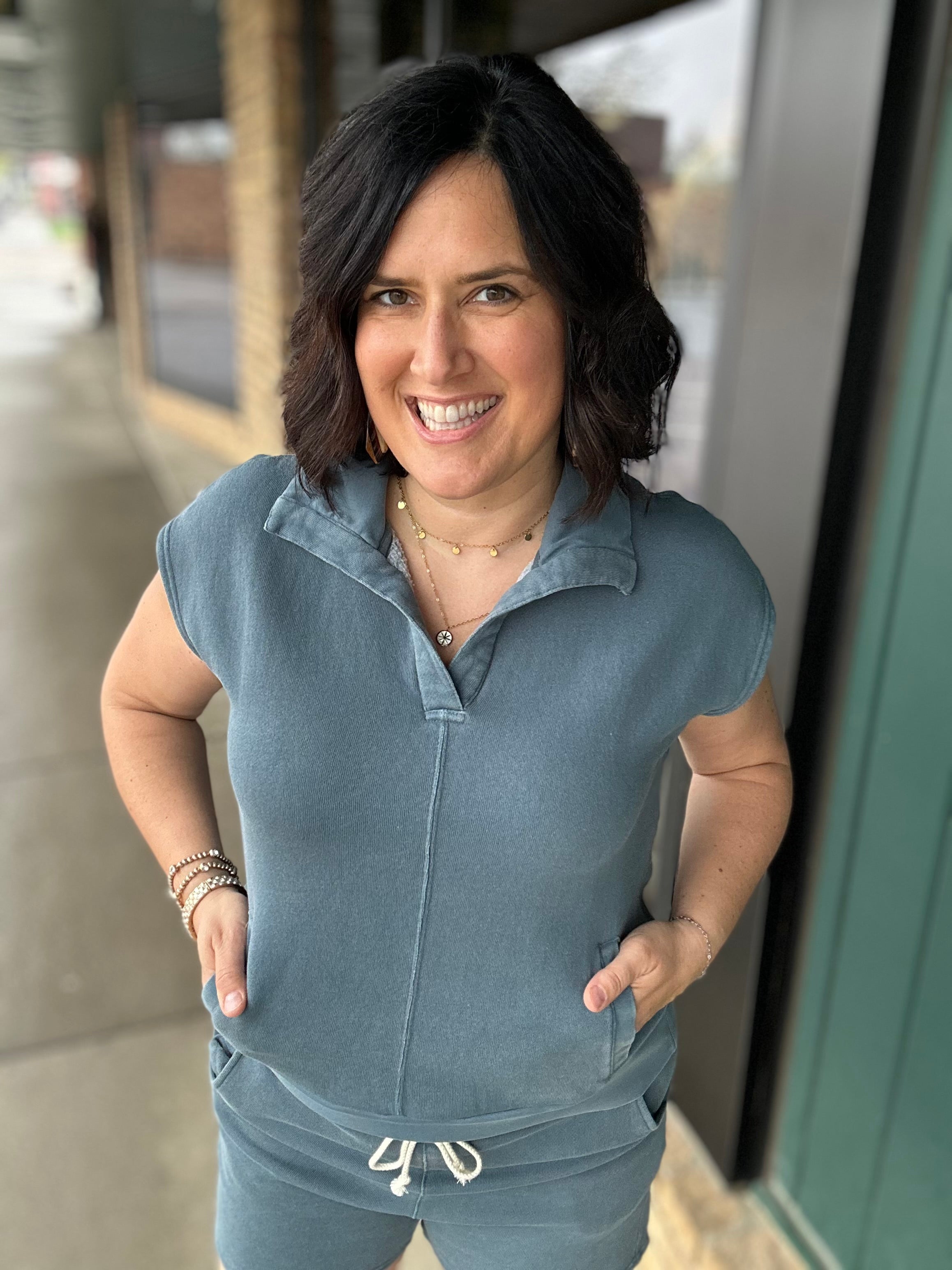 Blue Mirage Olson Top Top - Sweatshirt THREAD & SUPPLY