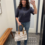 Charcoal Short Sleeve Sweater Top