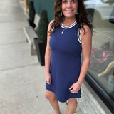 Navy Walter Mini Dress Dresses THREAD & SUPPLY