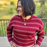 Wine Ely Sweater