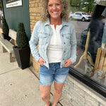 Medium Sea High Rise Shorts Bottoms - Shorts MICA DENIM