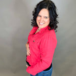Julia Watermelon Linen Jacket Outerwear- Jackets KUT FROM THE KLOTH
