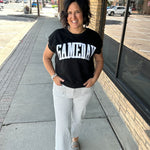 Black Game Day Top Top- Sweatshirt PANACHE