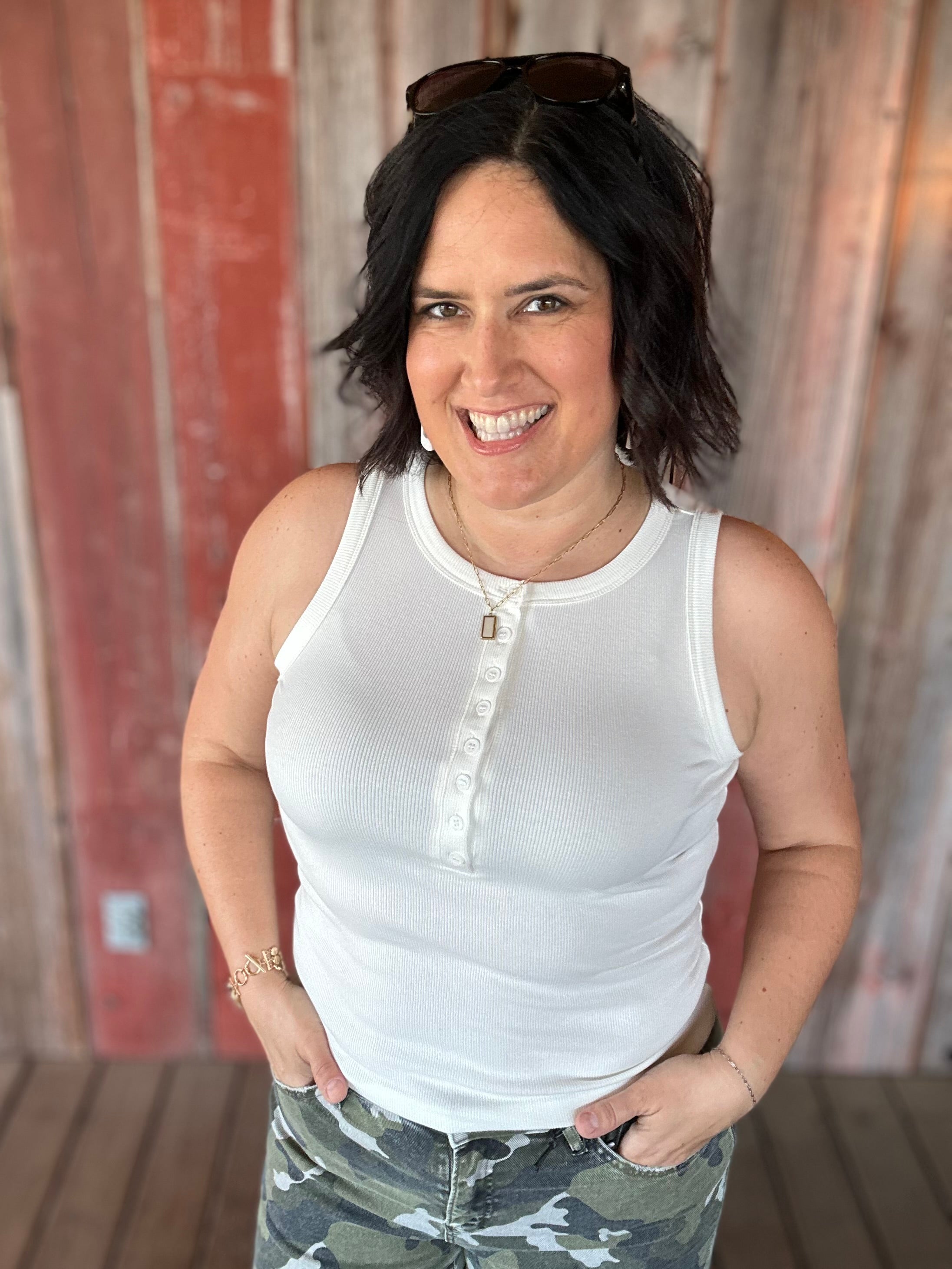 Ivory Elowen Tank Tops- Tanks THREAD & SUPPLY