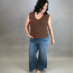Brown Misty Top Tops- Blouses THREAD & SUPPLY