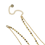 18K Gold Layered Circle Choker Brenda Grands Jewelry