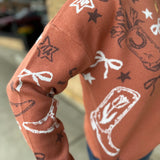 Western Theme Sweater