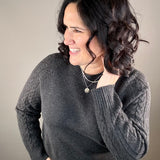 Charcoal Zoey Sweater Top - Sweater WEEKEND LA