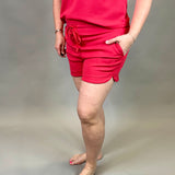 Red Rosie Shorts Bottoms - Shorts THREAD & SUPPLY