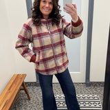 Red Anniston Reversible Jacket