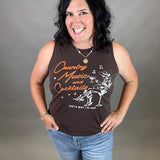 Country Music and Cocktails Tank Tops- Tanks HRT and LUV