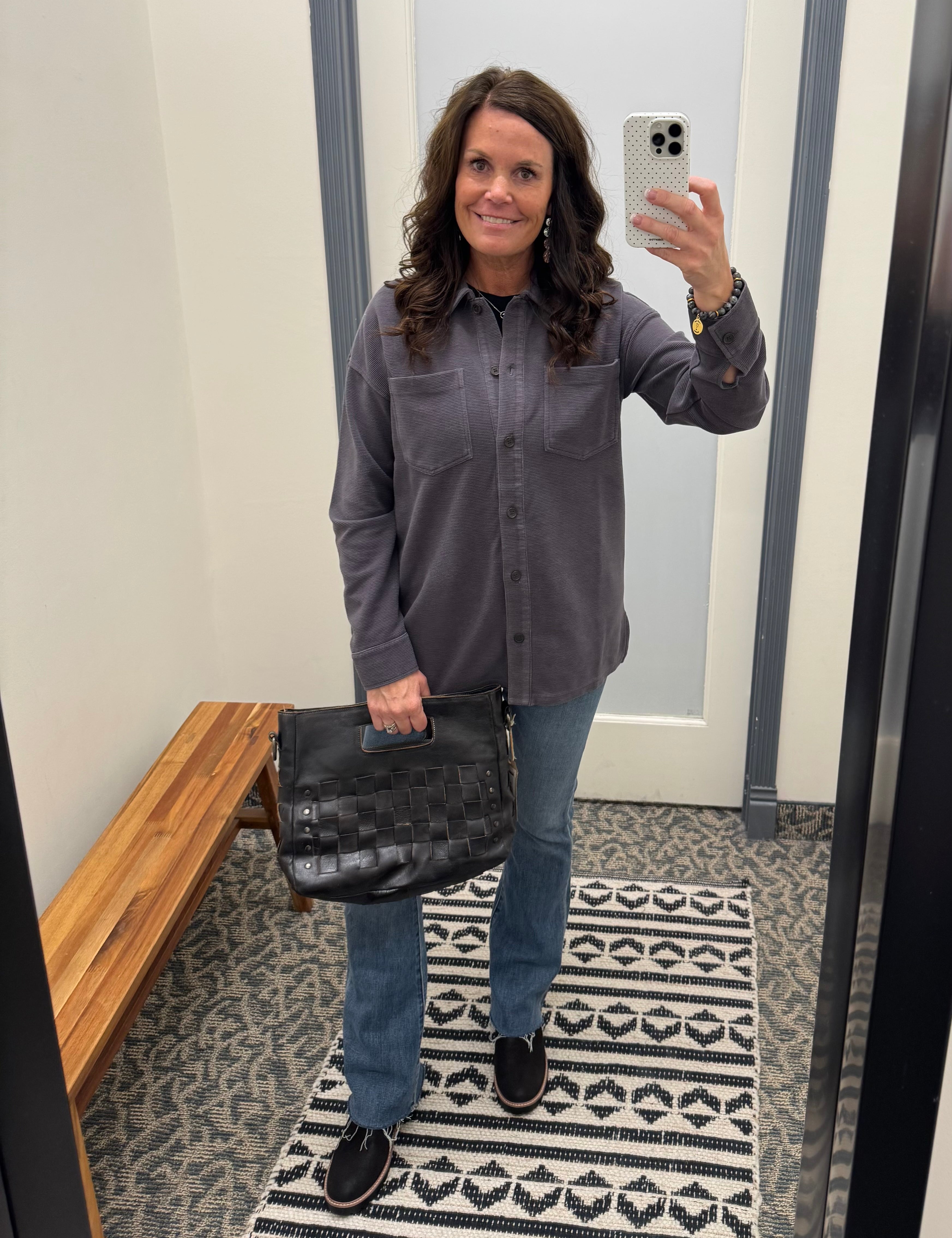 Warm Charcoal Brooke Jacket Outerwear- Jackets THREAD & SUPPLY