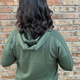 Spruce Green Comfort Zone Full Zip Hoodie
