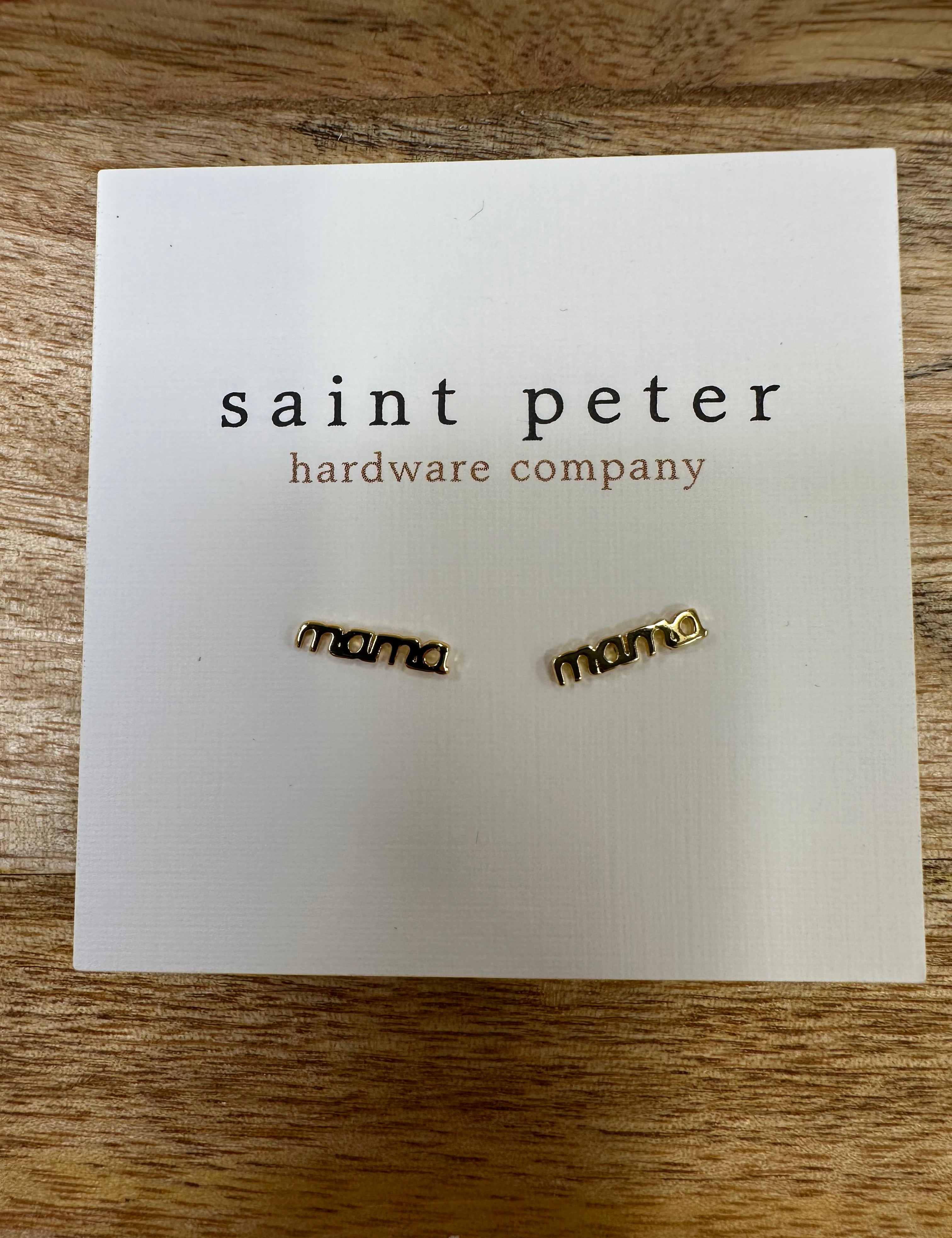 Gold Mama Earrings Jewelry - Earrings St. Peter Hardware