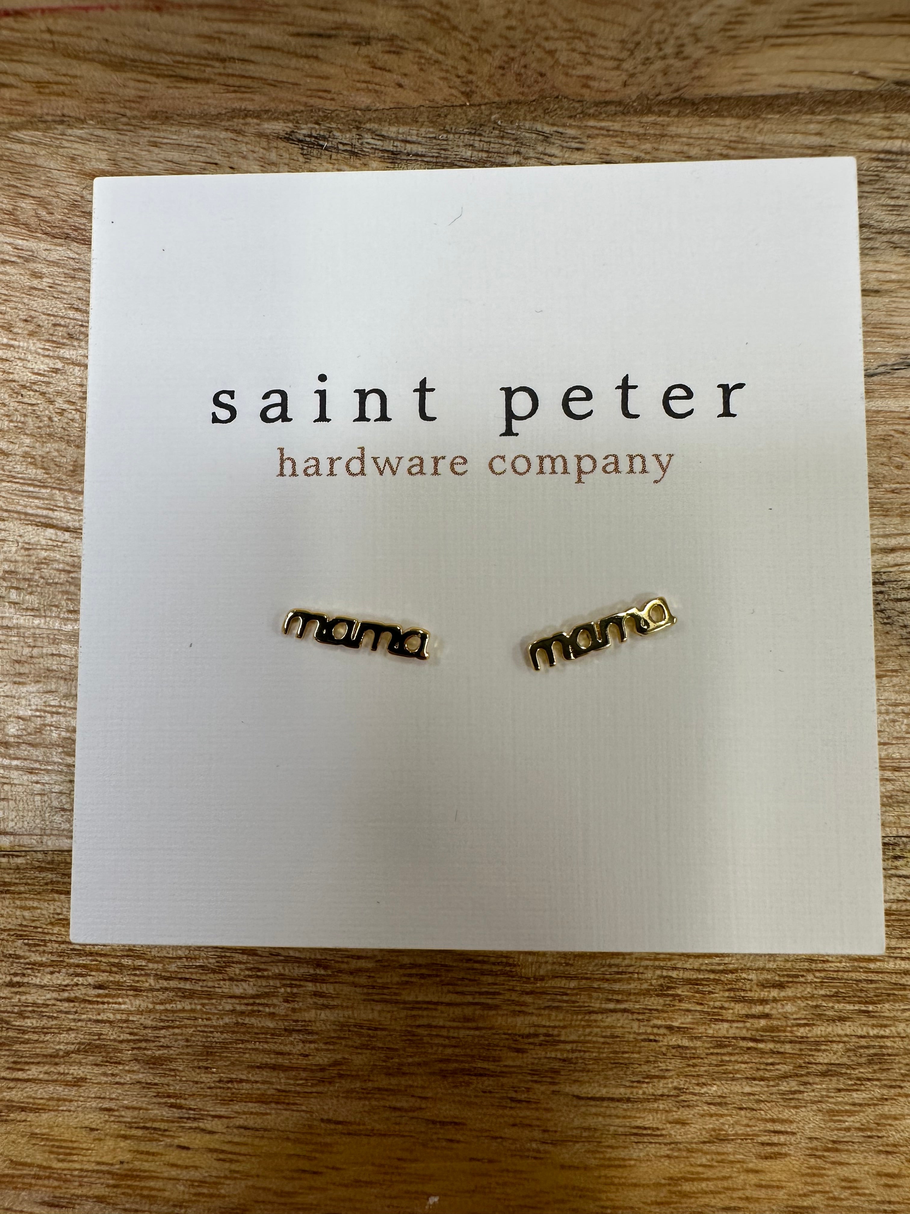Gold Mama Earrings Jewelry - Earrings St. Peter Hardware
