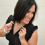 Black Smocked Waist Dress Dresses STACCATO