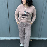 Mocha Cowgirl Graphic Sweatshirt