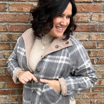 Grey Brown Jacqueline Jacket Outerwear- Jackets THREAD & SUPPLY