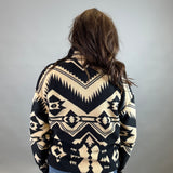 Black Aztec Canyon Jacket Outerwear- Jackets THREAD & SUPPLY