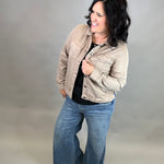 Taupe Jackie Jacket Outerwear- Jackets THREAD & SUPPLY