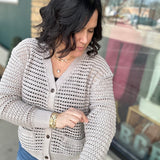 Tan Harriet Cardigan Tops- Cardigans FLAG AND ANTHEM