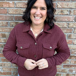 Rust Lined Shirt Jacket Outerwear- Jackets STACCATO