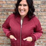 Red Anniston Reversible Jacket