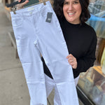 Optic White Avery Straight Jean Bottoms - Pants KUT FROM THE KLOTH