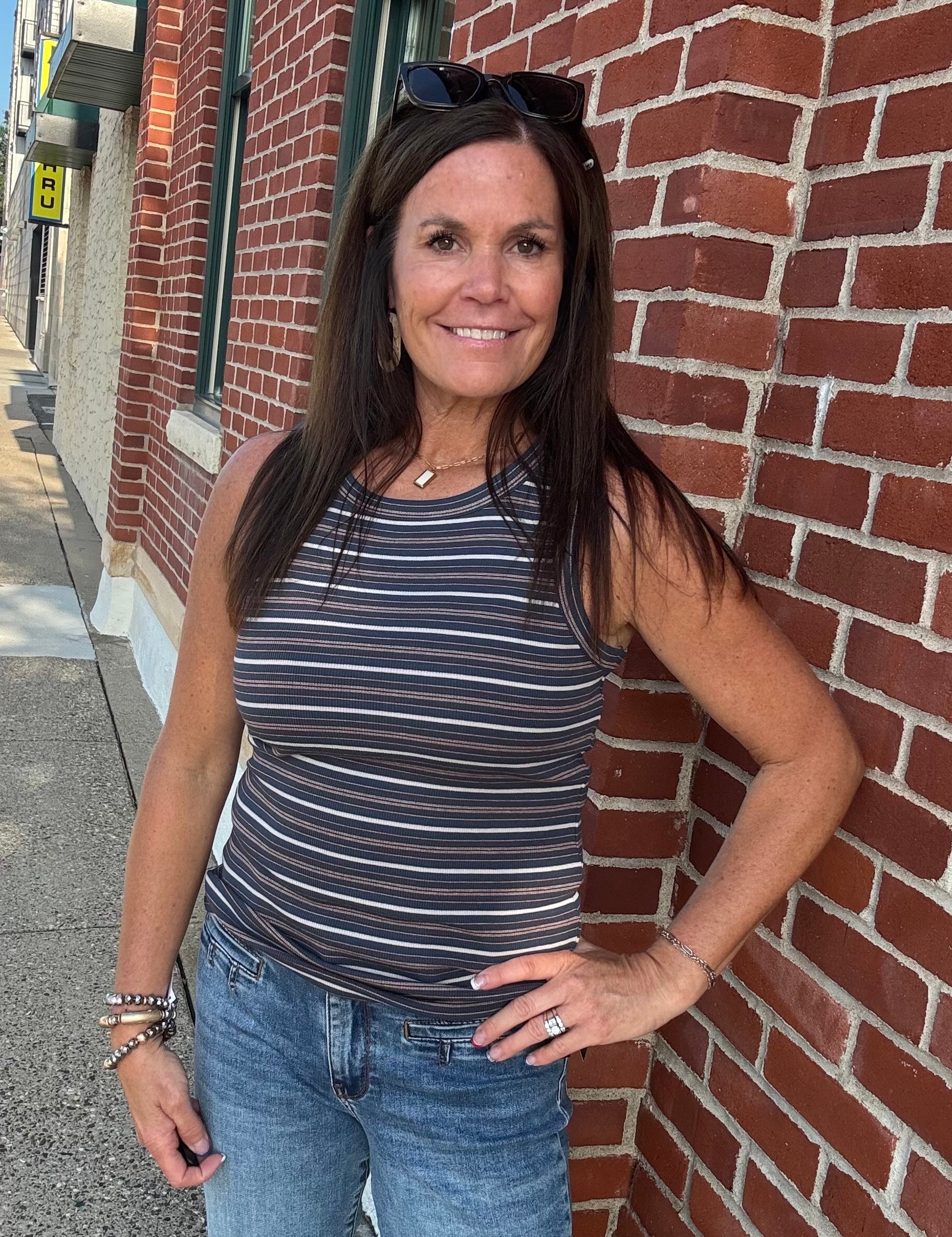 Multi Stripe Edlin Tank Tops- Tanks THREAD & SUPPLY
